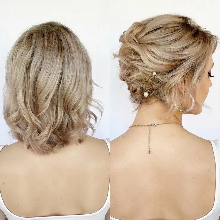 Прическа низкий пучок на короткие волосы 30 Updos for Short Hair to Feel Inspired & Confident in 2020 - Hair Adviser Shor