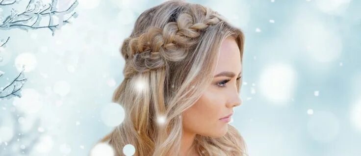 Прическа новый год длинные волосы Gorgeous Christmas Holiday Half Up Half Down Hairstyles For Long Hair Hair style