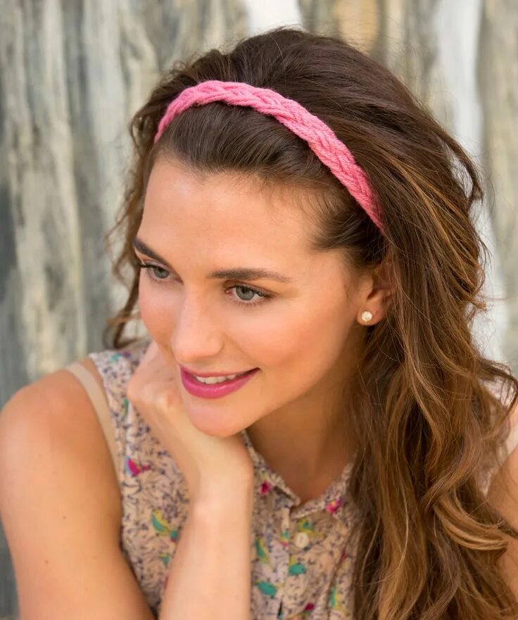 Прическа ободок фото Wide Braid Headband Braided headband, Headband crafts, Diy hair accessories