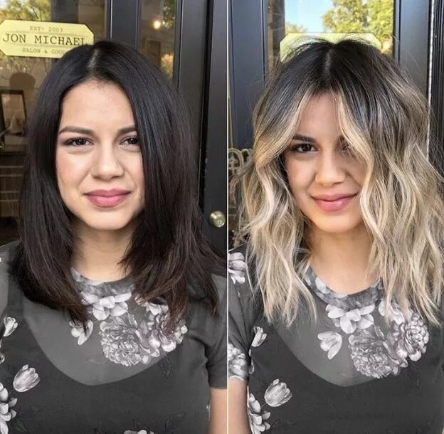 Прическа окрашивание на средние волосы Pinterest Balayage hair, Hair lengths, Hair color balayage