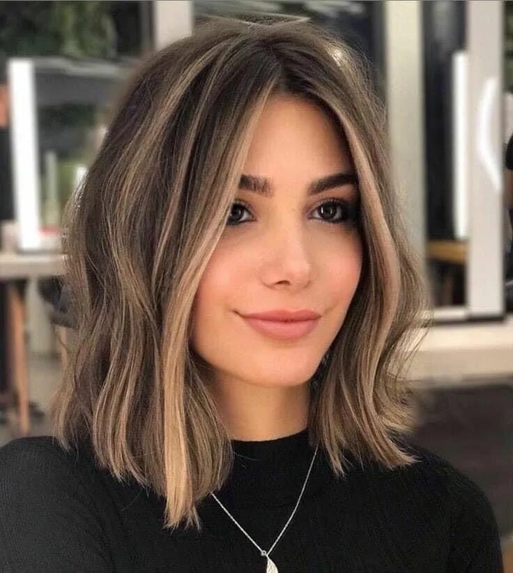 Прическа окрашивание на средние волосы Pin on hairstyles* Brown hair balayage, Balayage hair, Short hair balayage