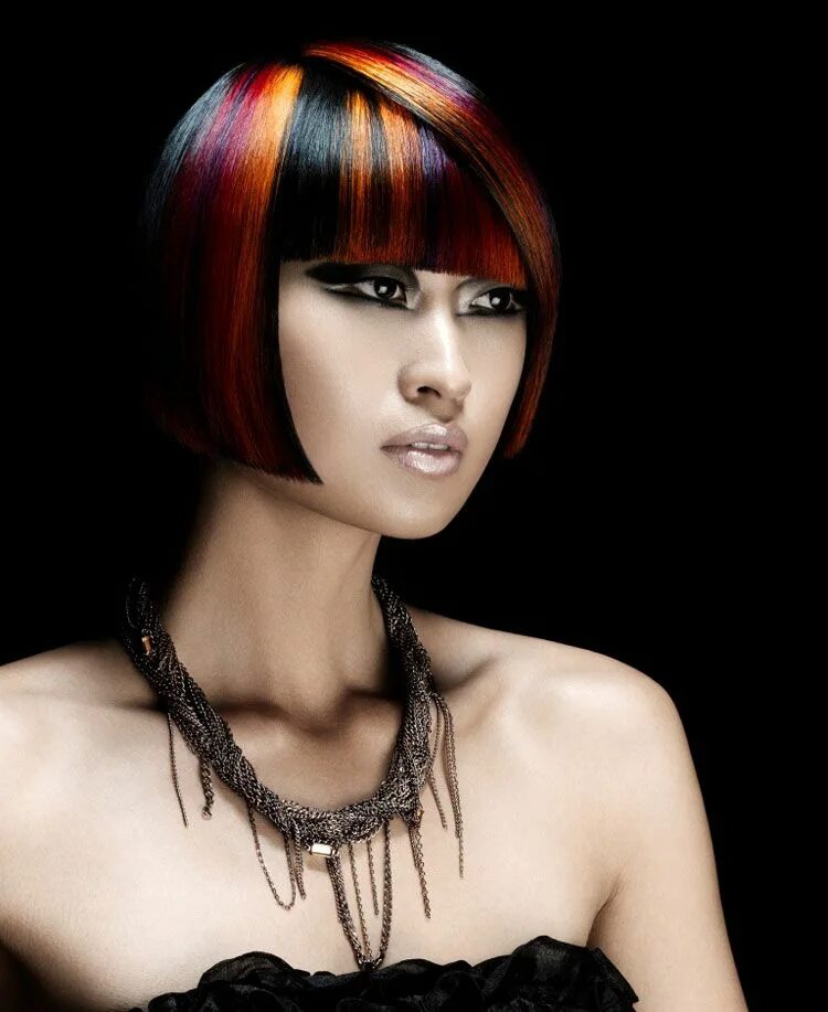 Прическа окраска волос NAHA 2012 Finalists: Haircolor Brown straight hair, Hair inspiration, Hair shows