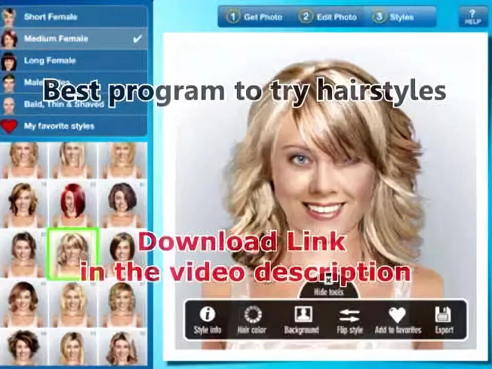 Прическа онлайн instyle hairstyle try on app - YouTube