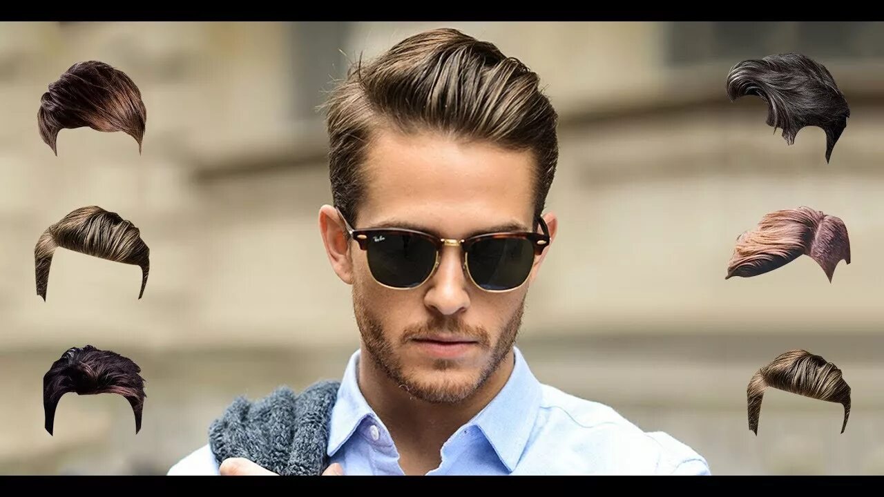 Прическа онлайн бесплатно Man Hairstyle Photo Editor - YouTube