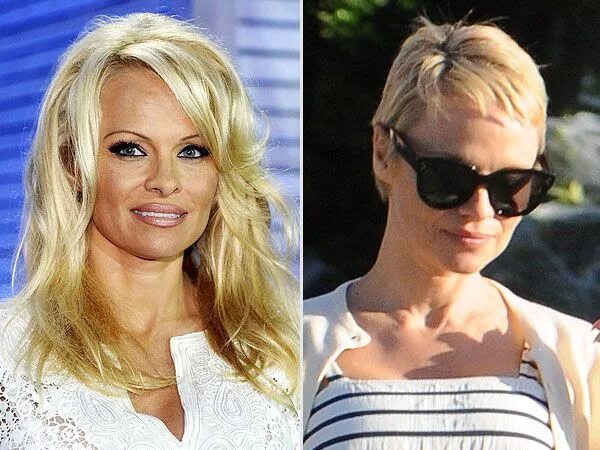 Прическа памелы андерсон как сделать Pamela Anderson Cuts Her Hair Into a Pixie Cut her hair, Short hair styles, Cele