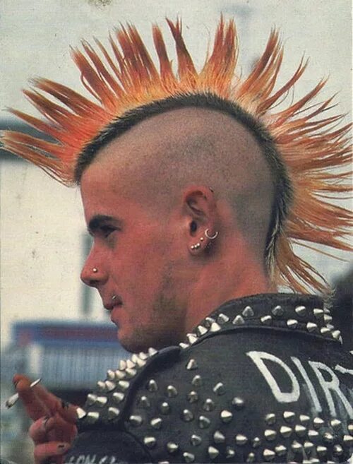 Прическа панк фото Pin on Ink/Modifications, Punks & Mowawks ☠ Punk guys, Punk rock fashion, Punk h