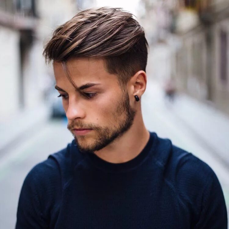 Прическа парень мужские Men's hairstyles inspiration ✂ ✔ Coiffure homme mi long, Modele coiffure homme, 