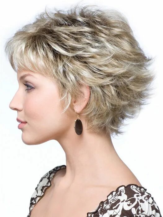 Прическа перьями на короткие волосы Mason by Noriko Short Wig Short hair cuts, Cute hairstyles for short hair, Short