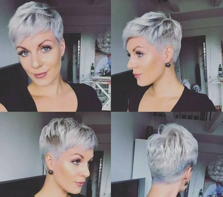 Pin on Haircuts Short hair styles pixie, Sassy hair, Short hair color