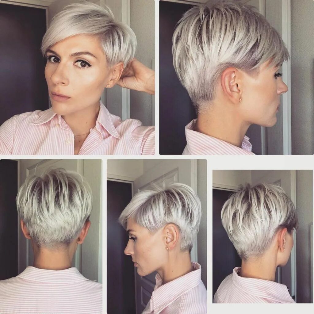 Прическа пикси 2024 на короткие волосы Undercut Pixie Haircuts 2021-2022 (Special catalog) Short hair styles pixie, Sho