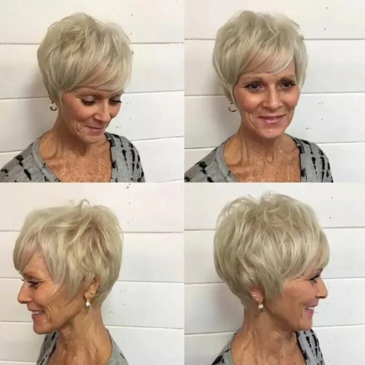 Прическа пикси фото для женщин 50 50 Chic Short Hairdos To Look 10 Years Younger - 11 - LittleFries Older women ha