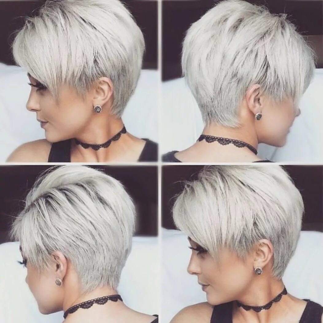 Прическа пикси короткая стрижка Chic Short Hairstyles for Thick Hair, Women Short Haircut 2018 Short hairstyles 