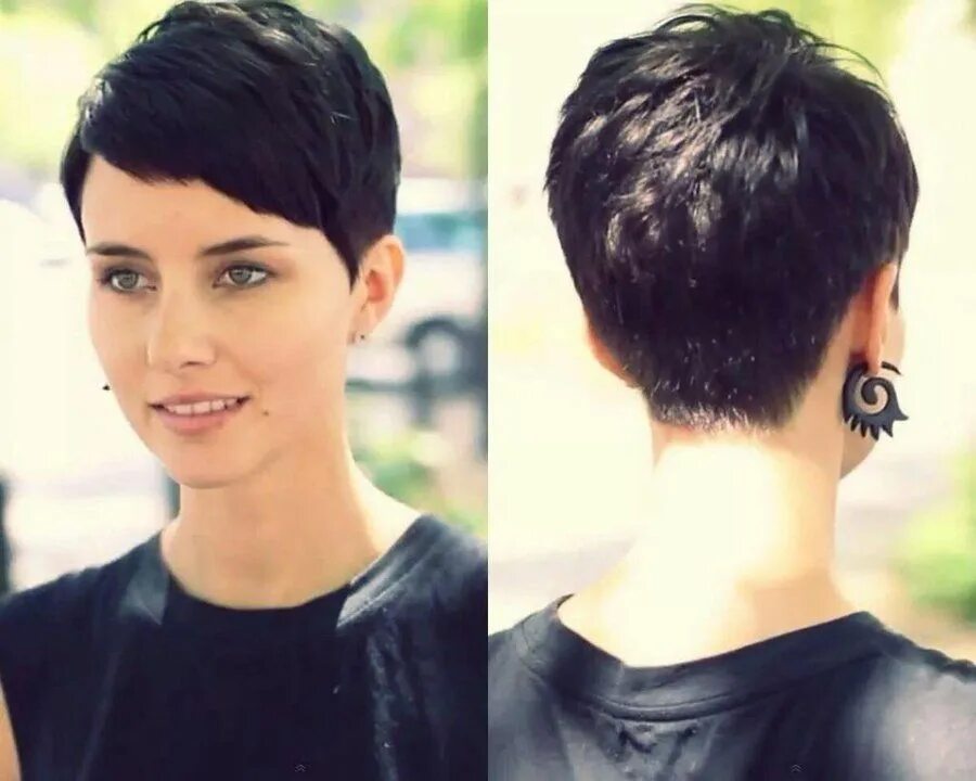 Прическа пикси короткая стрижка nothingbutpixies on Twitter Short hair styles, Pixie hairstyles, Thick hair styl