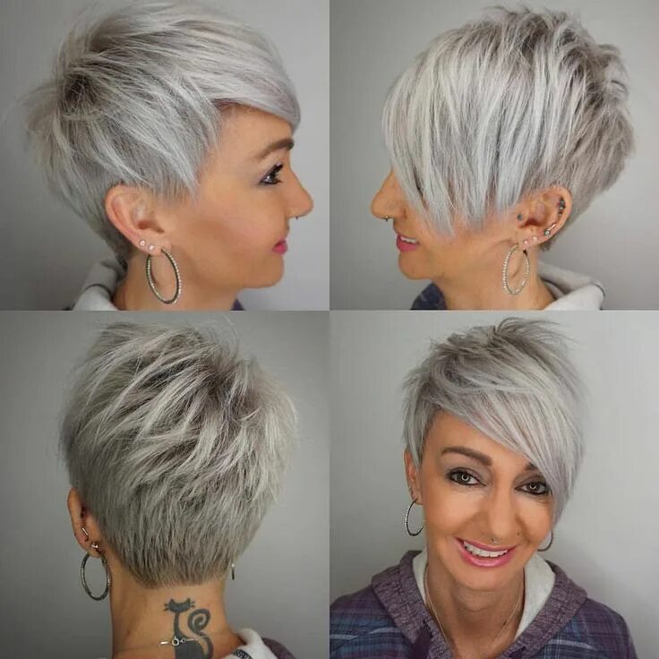 Прическа пикси на короткие @emilyandersonstyling Edgy pixie haircuts, Short hair cuts, Cool short hairstyle