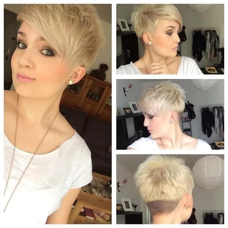 Прическа пикси на короткие тонкие волосы 16 Short Spikey Hairstyles Ideas - PoPular Haircuts Short hair styles, Short pix