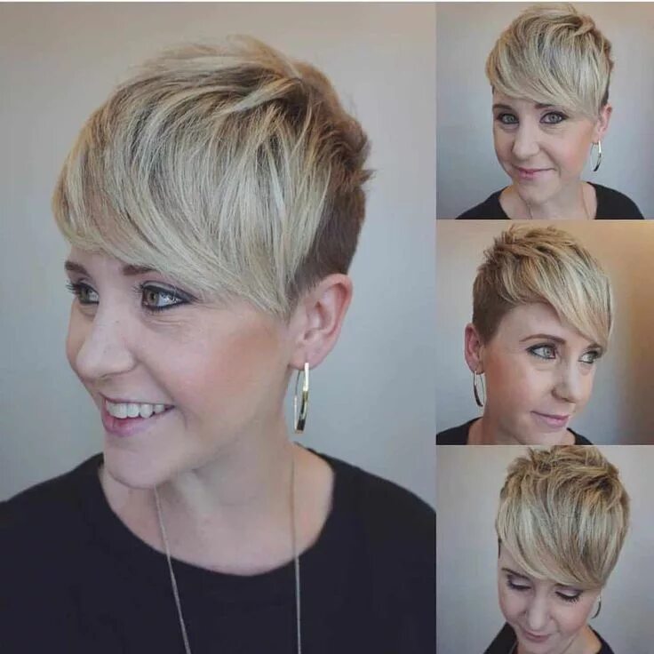 Прическа пикси на короткие волосы для полных Cute Short Bob And Pixie Haircuts for Women - Fashion 2D Short hair for kids, Ve