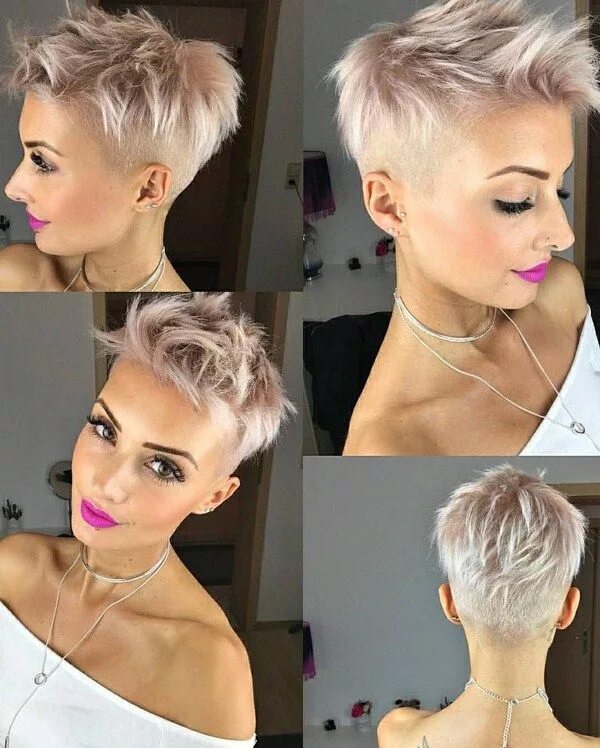 Pin on Haircuts Short hair styles pixie, Sassy hair, Short hair color