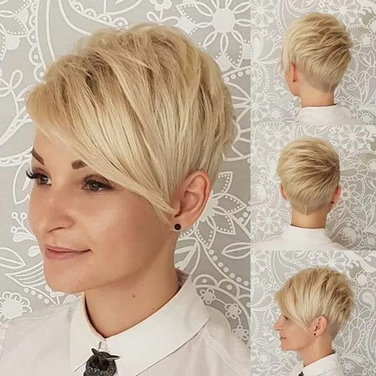 Прическа пикси на средние 44 Extraordinary Short Haircuts 2019 Ideas For Women Short pixie haircuts, Pixie