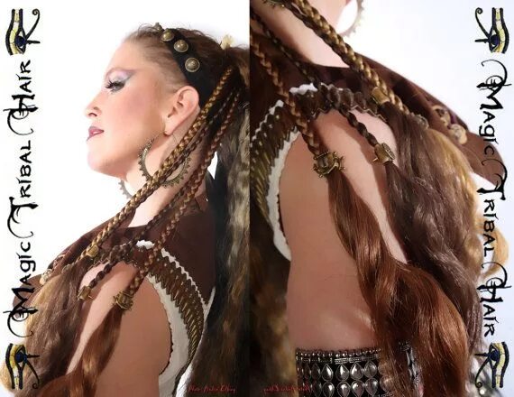 Прическа пиратки для девочки Braided pirate hair