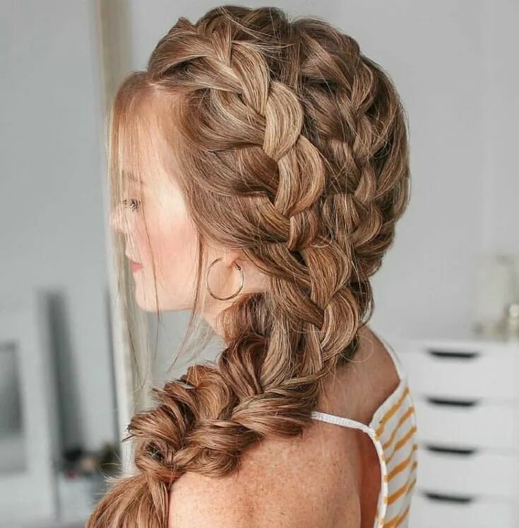 Прическа плетение на длинные Pin on Peinados, Moños y Trenzas Homecoming hairstyles, Hair beauty, Hair styles