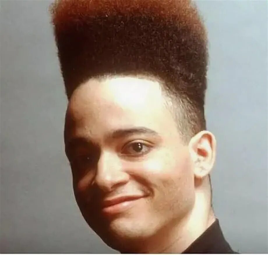 Прическа площадка фото 80s black hairstyles #fast hairstyles Top fade haircut, 1980s hair, High top fad