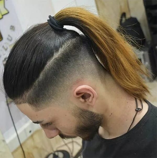 Прическа по середине волосы 45 Super Cool Men's Samurai Hairstyles 2019 (BEST TRENDY HAIRCUTS) Cortes de pel