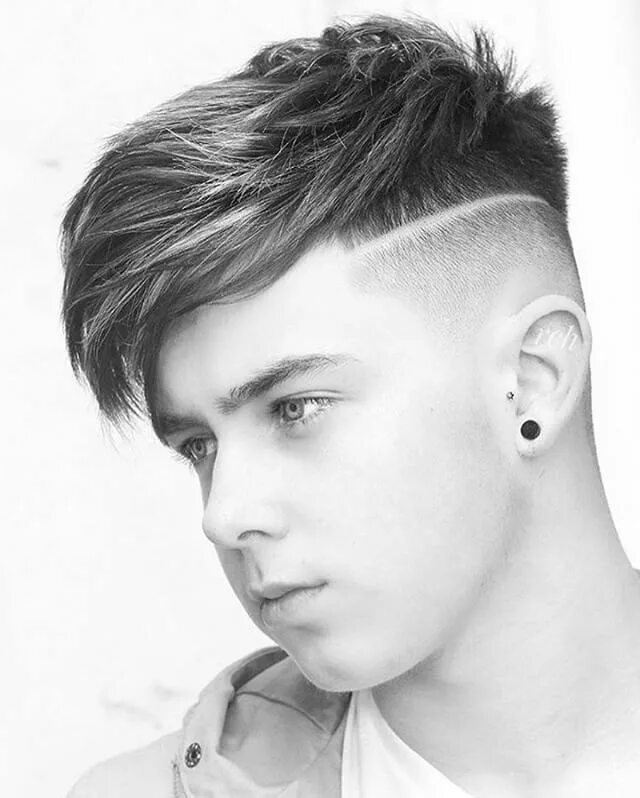 Прическа подростка с длинной челкой 157 Likes, 4 Comments - mens hairstyles haircuts 2017 (@fadegame) on Instagram: 