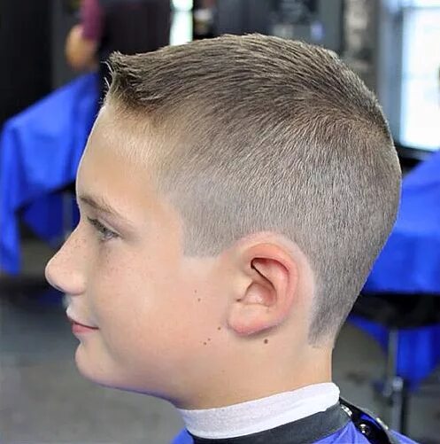 Прическа полубокс для мальчика 8 лет Pin on Clipper cut