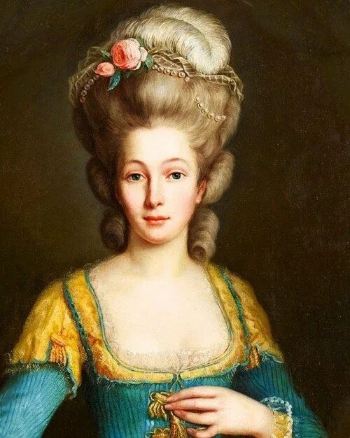 Прическа помпадур женская 19 век Beauté du XVIII siècle 18th century portraits, Portrait painting, 18th century