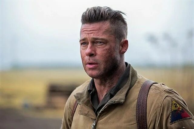 Прическа понимал Фотография Brad pitt fury, Brad pitt, Fury