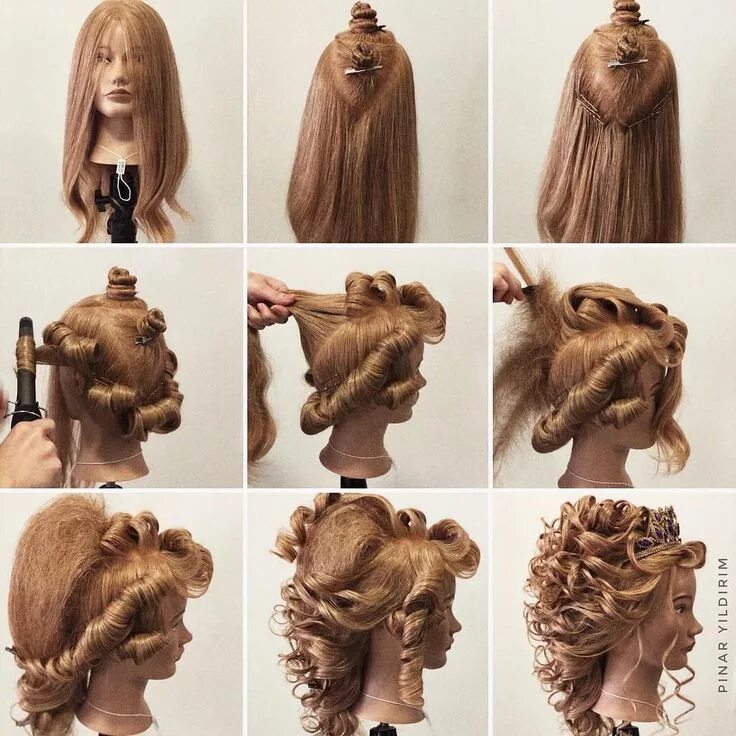 Прическа пошагово на длинные Pin by Anda Ioana Olteanu on Coafuri Artistic hair, Mixed hair, Easy hairstyles