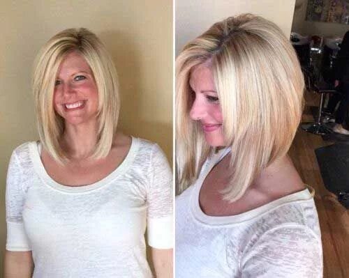 Прическа после каре 15 New Layered Long Bob Hairstyles Bob-Hairstyle.Com Inverted bob hairstyles, In