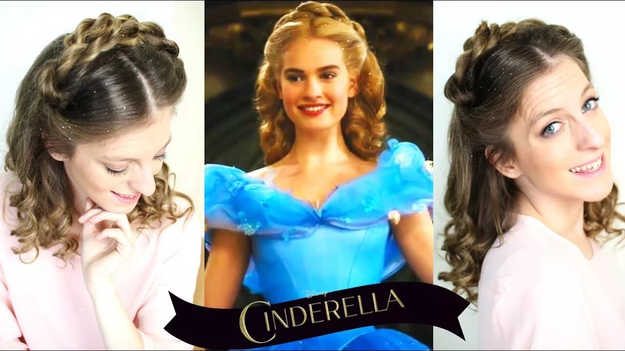 Прическа принцессы Disney's Cinderella Hair Tutorial / Lily James Hairstyle Braidsandstyles12 - You