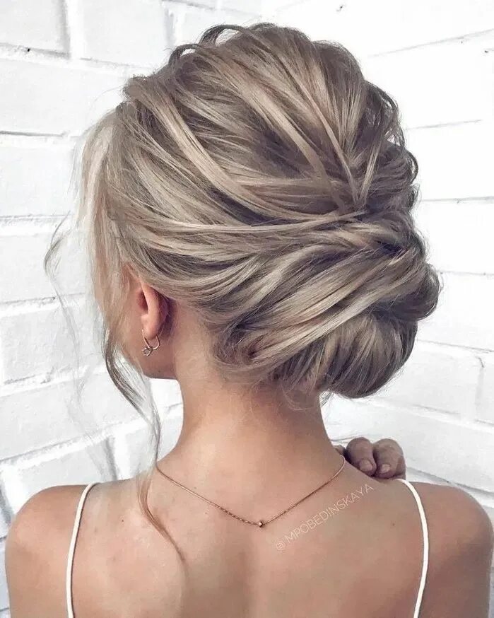 Прическа пучек низкий на короткие волосы 160+ trendiest updos for medium length hair 21 my.easy-cookings.me in 2019 Prom 