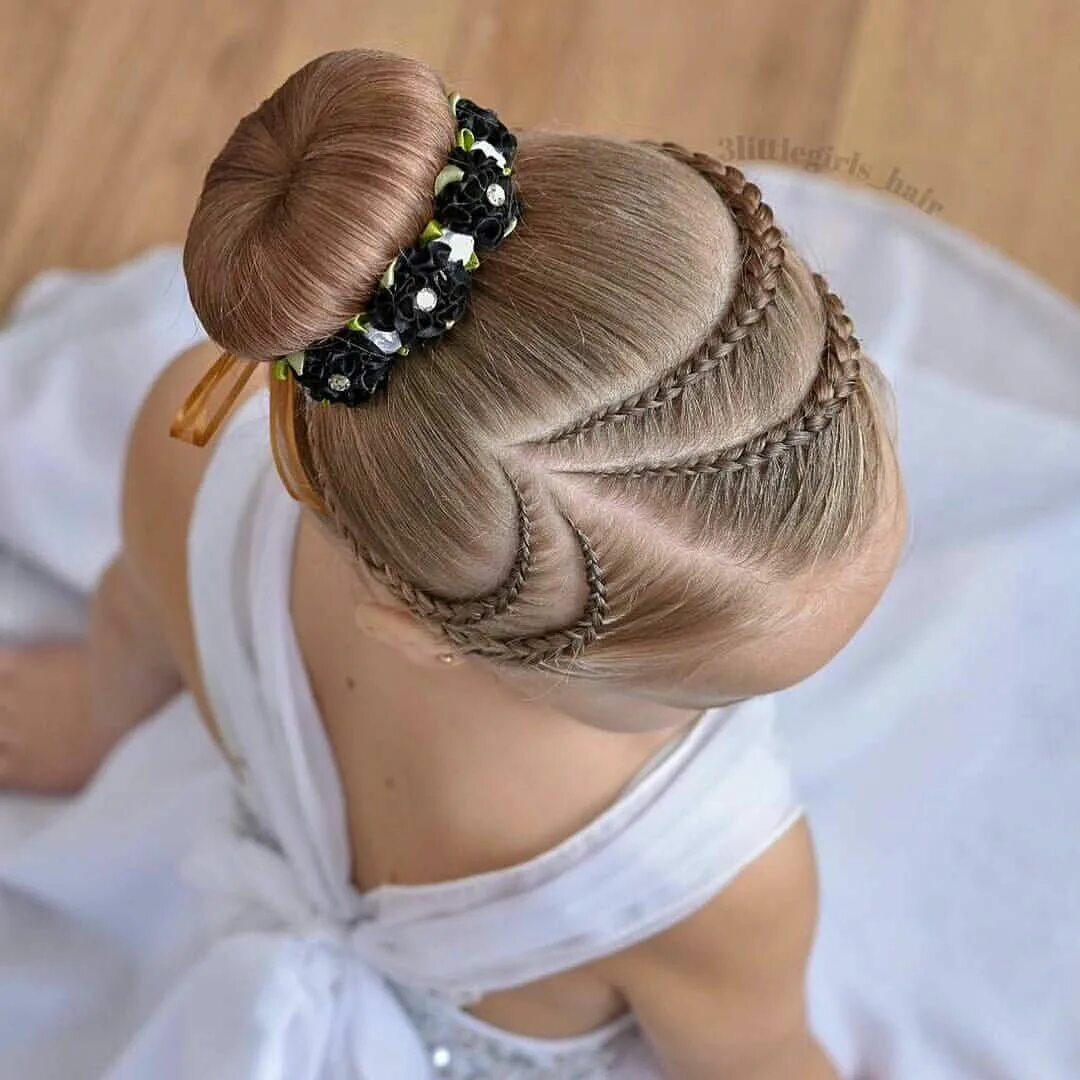 Прическа пучок для девочки Pin on Easy hairstyles