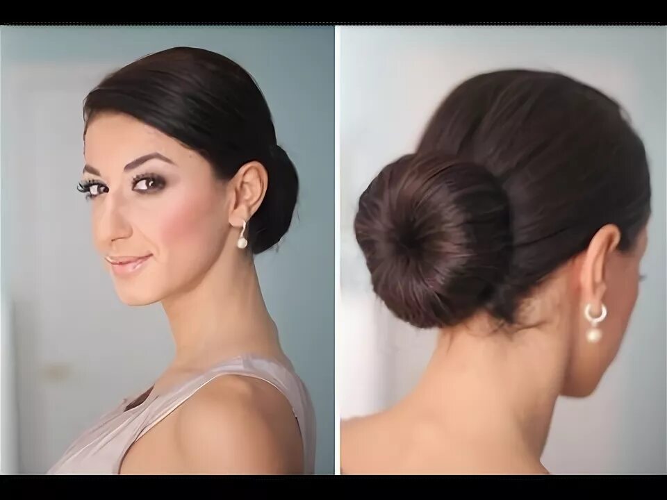 Прическа пучок для женщины How to: Perfect Low Bun Hair bun tutorial, Hair donut, Hairstyles with glasses