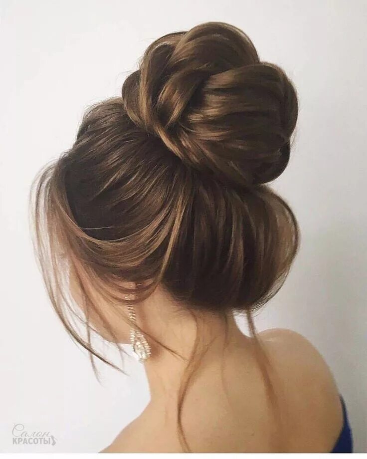 Прическа пучок на длинные волосы Pin by Margarida Neves on Hairstyles Wedding bun hairstyles, Messy bun hairstyle