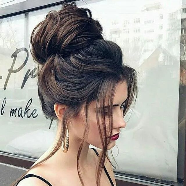 Прическа пучок на длинные волосы See this Instagram photo by @modernsalon * 663 likes Hair styles, Long hair styl