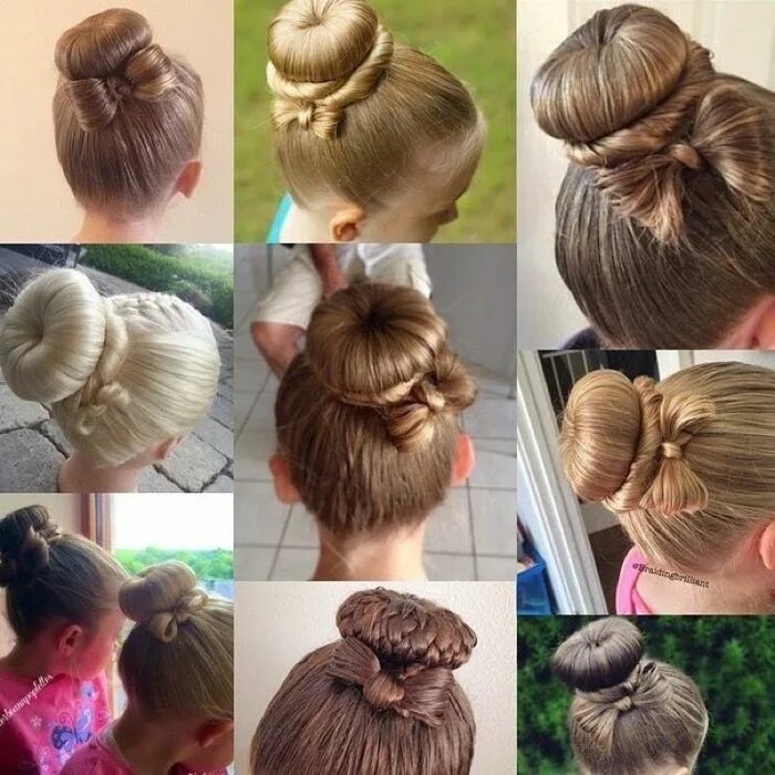 Прическа пучок на длинные волосы девочке detskie-pricheski-dlya-devochek-na-noviy-god20 Hair styles, Cute hairstyles updo