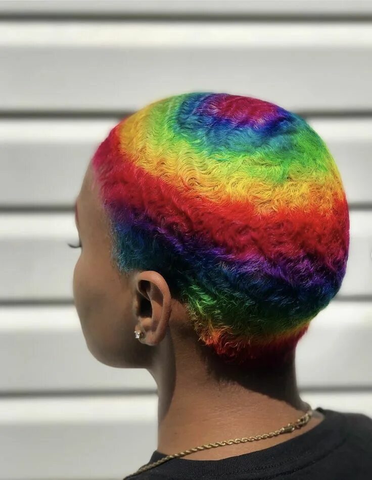 Прическа радуга для девочки Megan Thee Stallion, Nicki Minaj And More Heat Up Pride Month With Colorful Hair