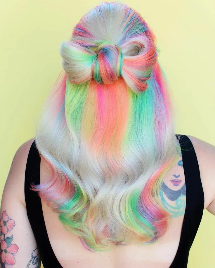 Прическа радуга для девочки 1,886 Likes, 34 Comments - St Louis - Hairstylist (@caitlinfordhair) on Instagra