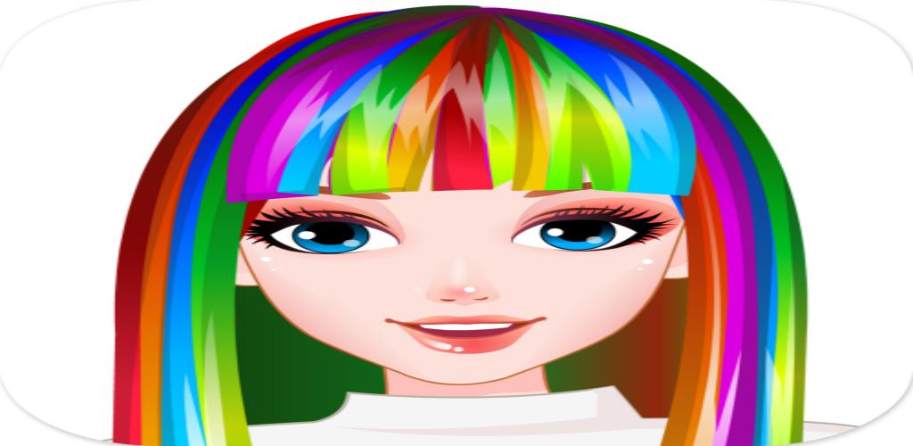 Прическа радуга для девочки Rainbow Hair Style Hairdresser APK - Latest version 1.1.5 - Android Apps Game