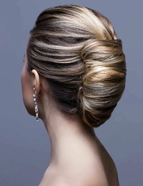 Прическа ракушка на длинные 24 Best Hairstyles For Brides With Round Faces French twist hair, Cool hairstyle