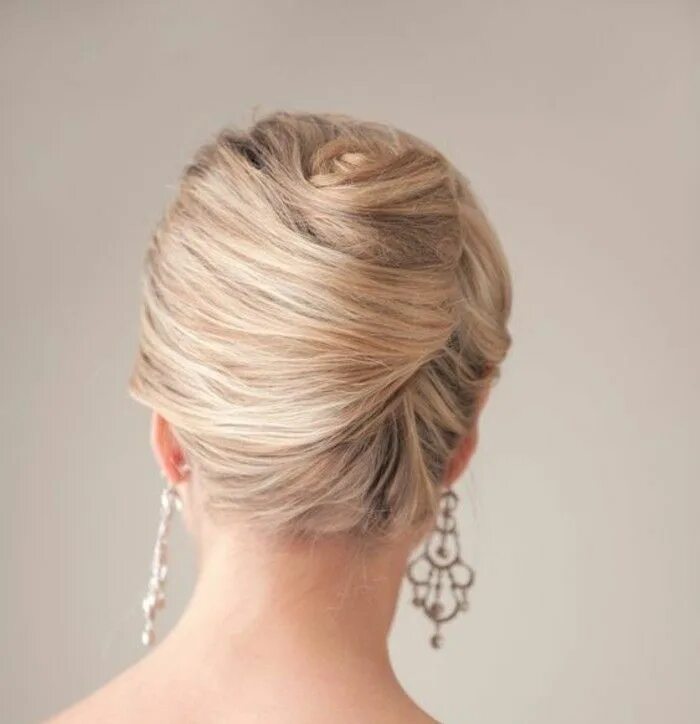 Прическа ракушка на длинные волосы comment faire un chignon de mariage élégant, chignon banane classique Comment fa