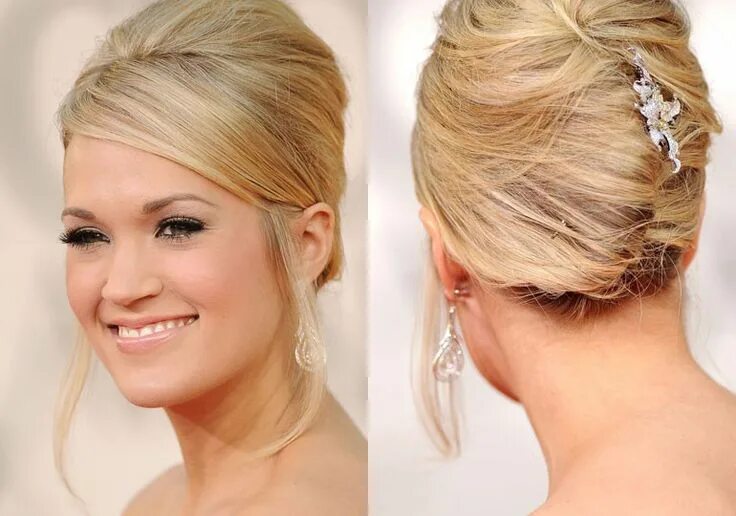 Прическа ракушка на каре Capricho Chignon banane, Chignon, Coiffure