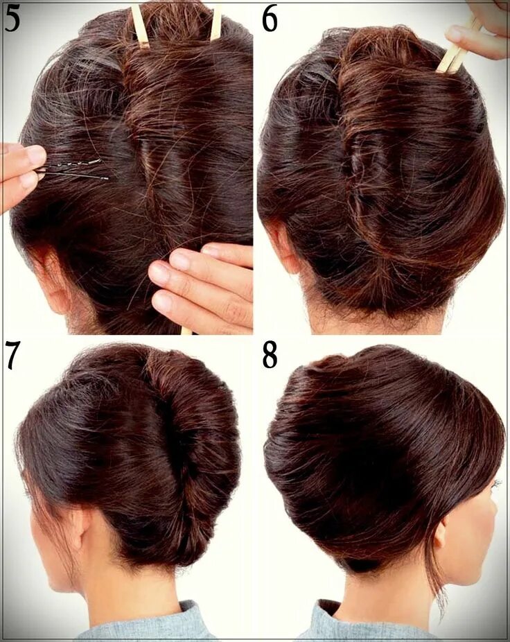 Прическа ракушка на средние волосы DIY Hairstyles: 40 Tutorials to be done in a short time Diy hairstyles, Wedding 