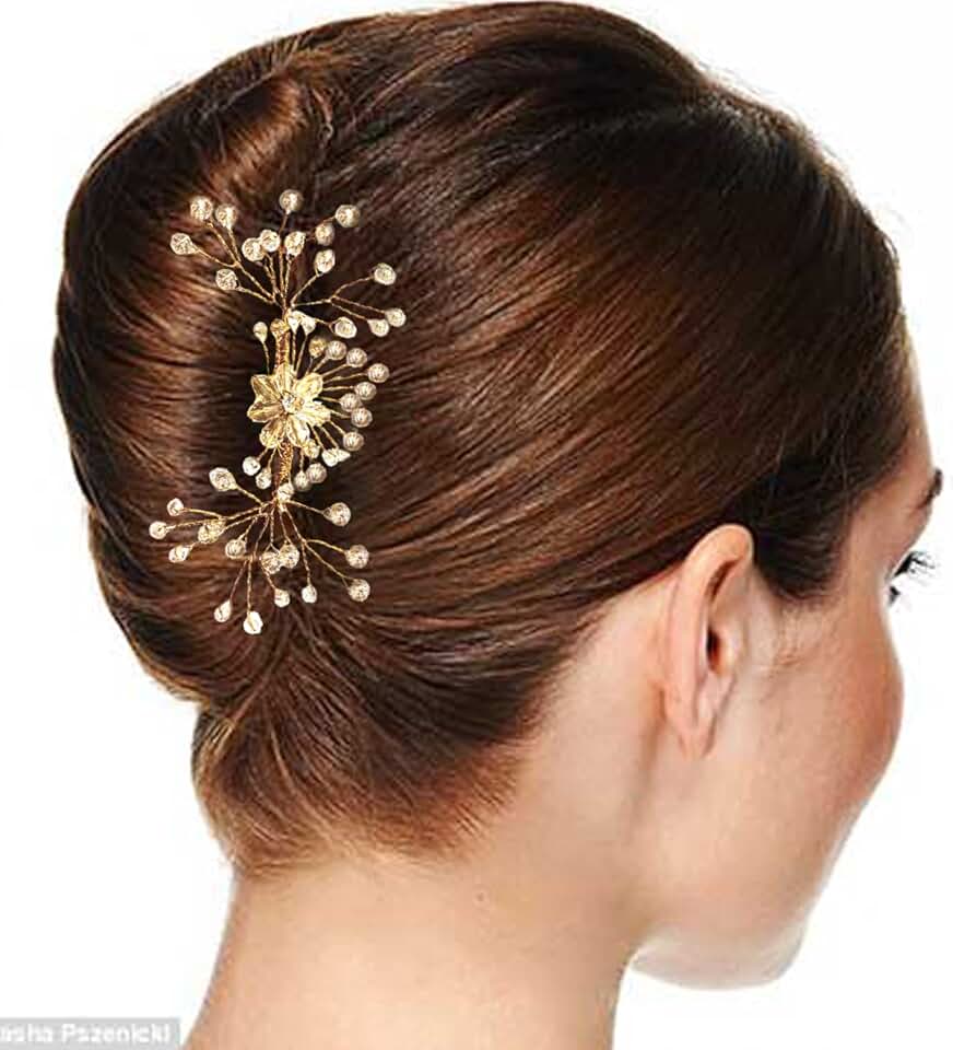 Прическа ракушка на средние волосы фото Amazon.in: Flower - Pins / Hair Accessories: Jewellery