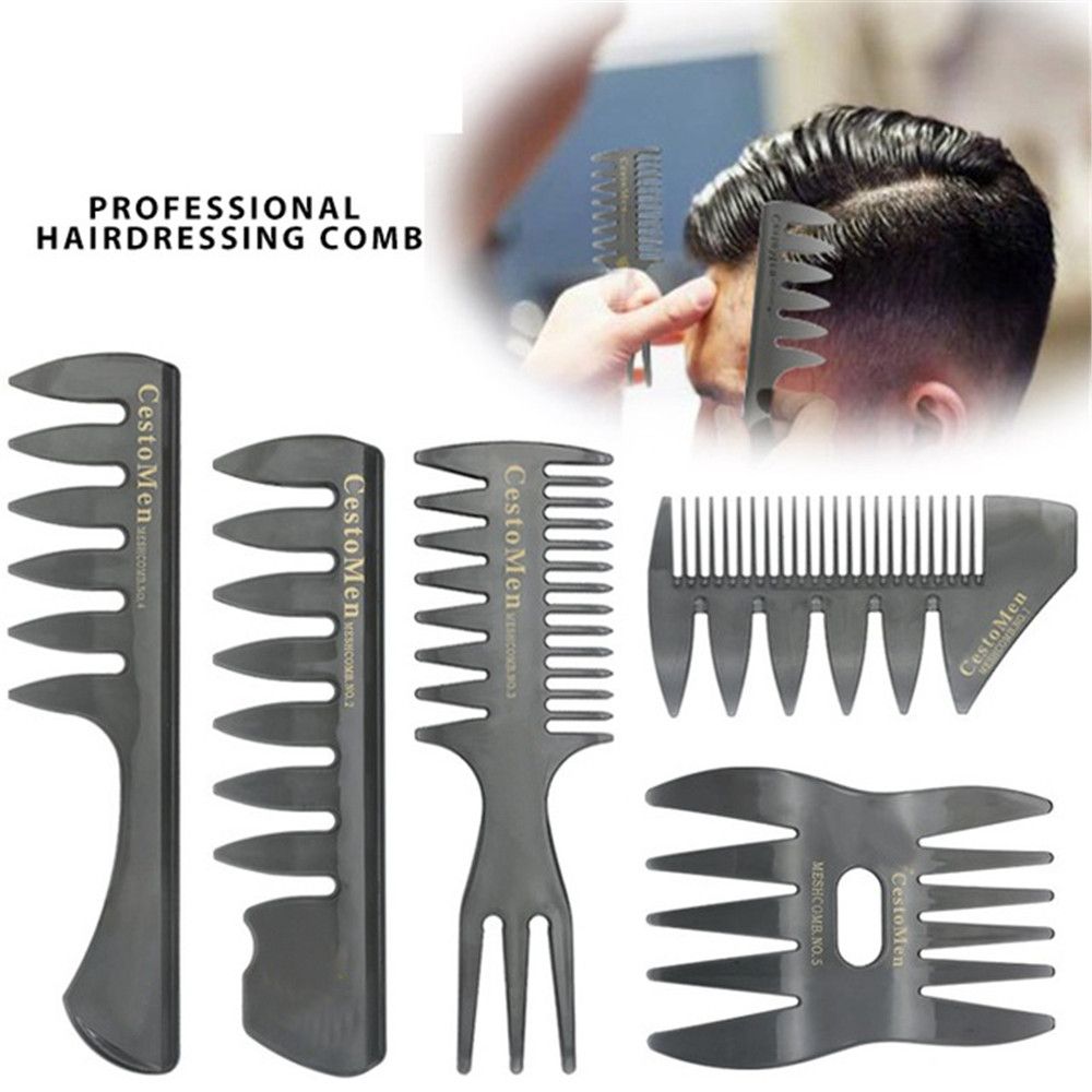 Прическа расческа Hot New Beard Styling Durable Hairdressing Tool Wide Teeth Barber Shop Hair Brus