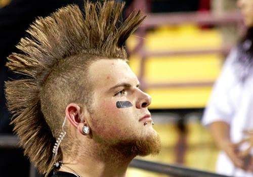 Прическа рокера мужская Cool Punk Hairstyles for Men