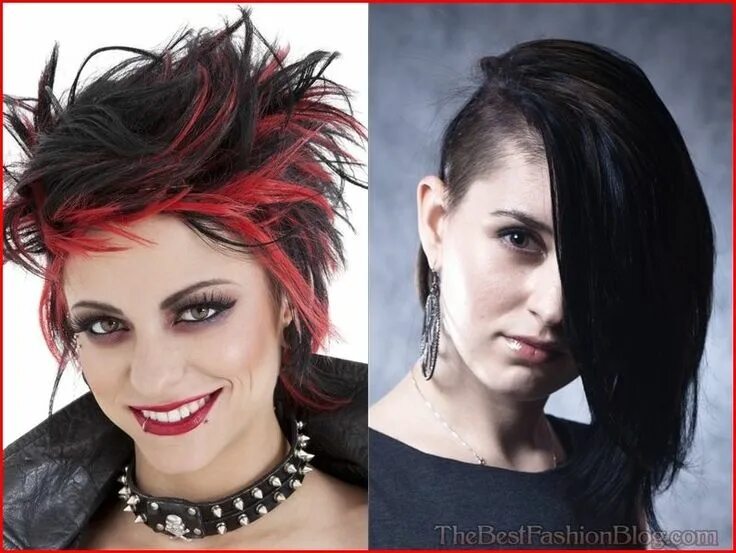 Прическа рокерская для девушек на каре Trendy Punk Hairstyles Punk hair, Womens hairstyles, Rockabilly hair